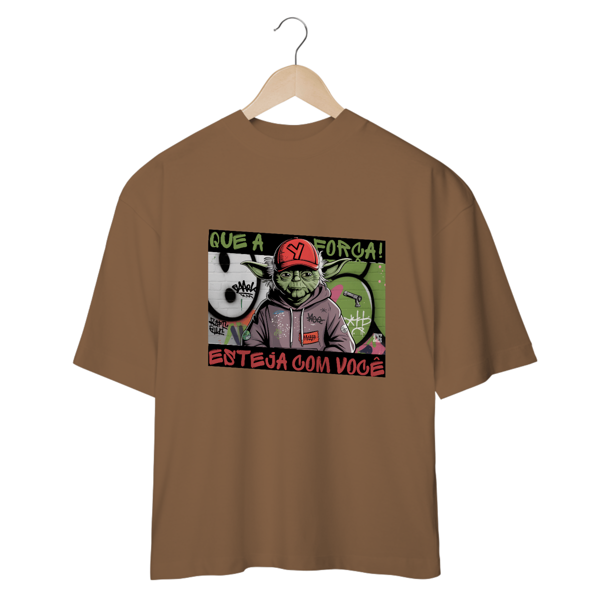 Nome do produto: Camiseta Oversized Yoda