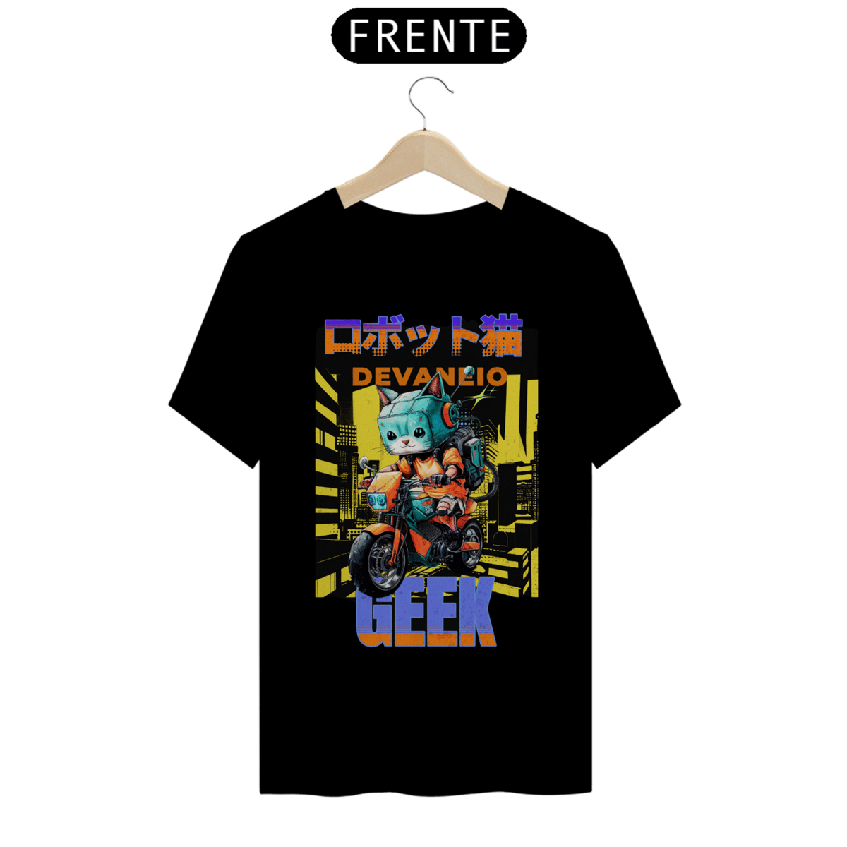 Nome do produto: Camiseta prime Robotto Neko