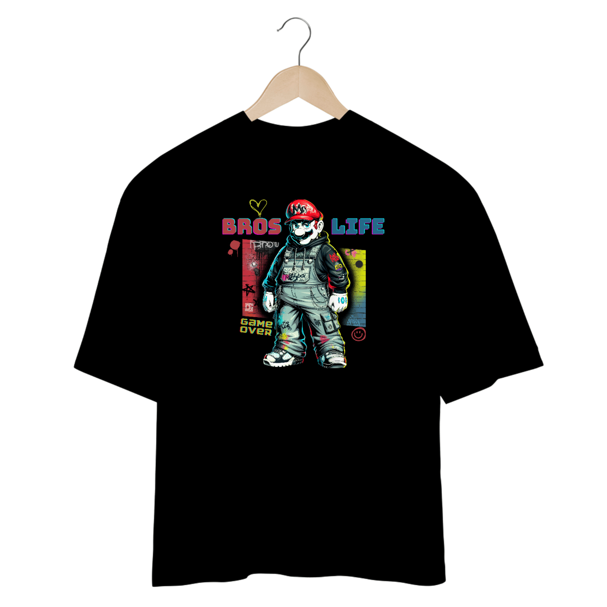 Nome do produto: Camiseta Oversized Bross Life