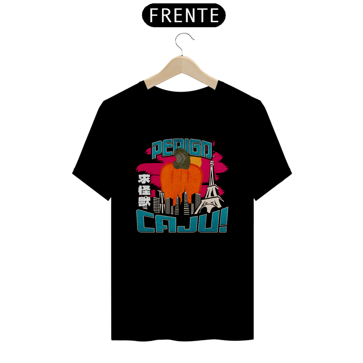 Nome do produto: Camiseta Prime Perigo Caju!