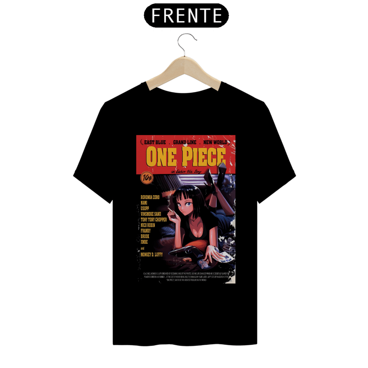 Nome do produto: Camiseta Quality One Piece Fiction