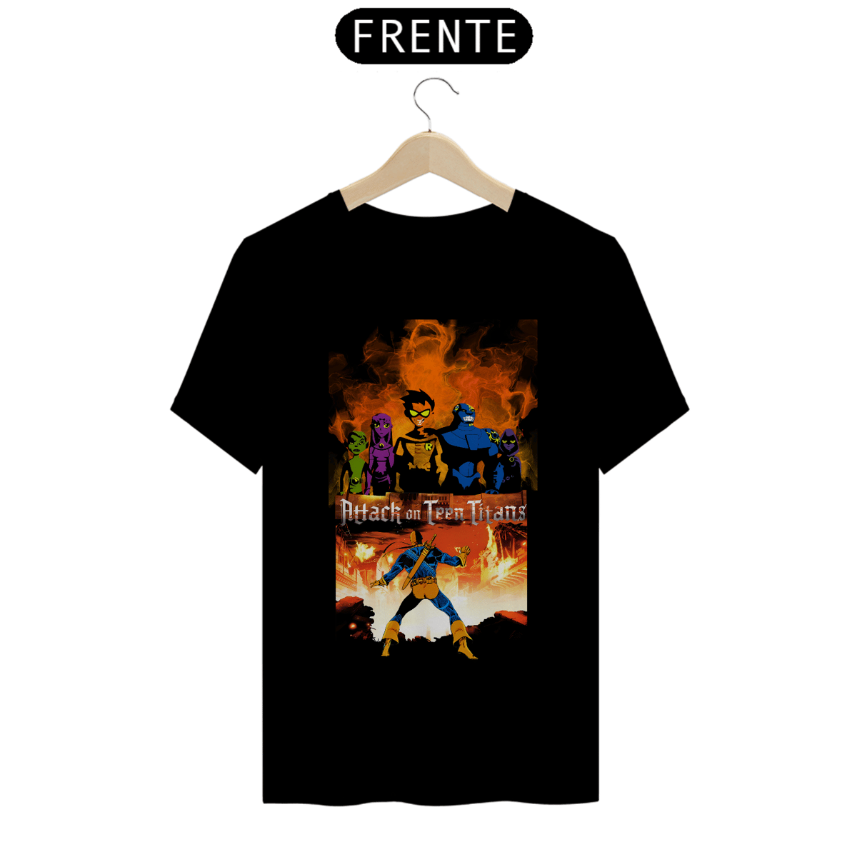 Nome do produto: Camiseta Quality Attack on Teen Titans