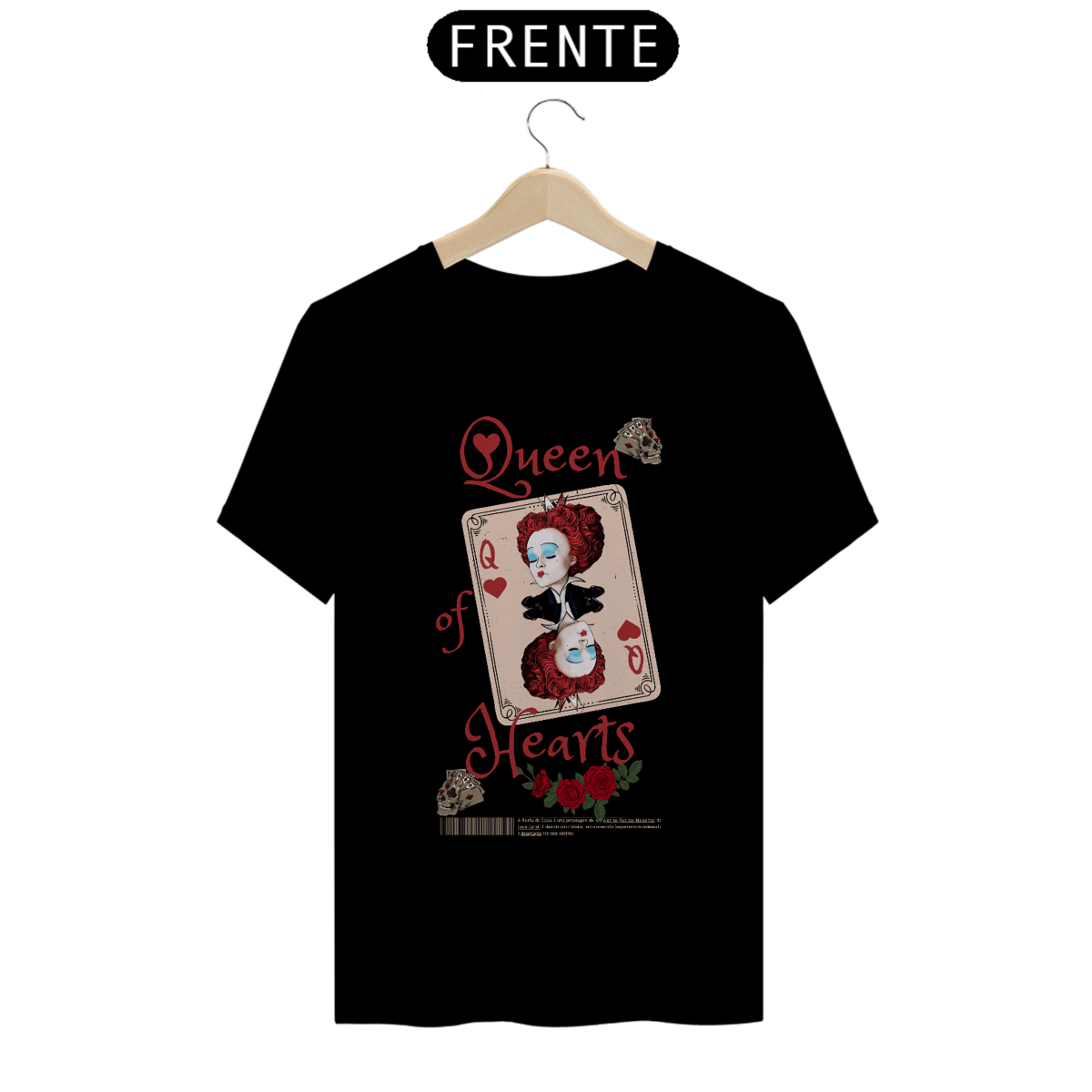Nome do produto: Camiseta Quality Rainha de Copas