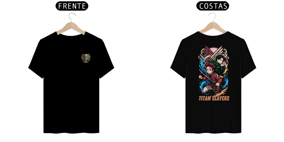 Nome do produto: Camiseta Prime Titan Slayers