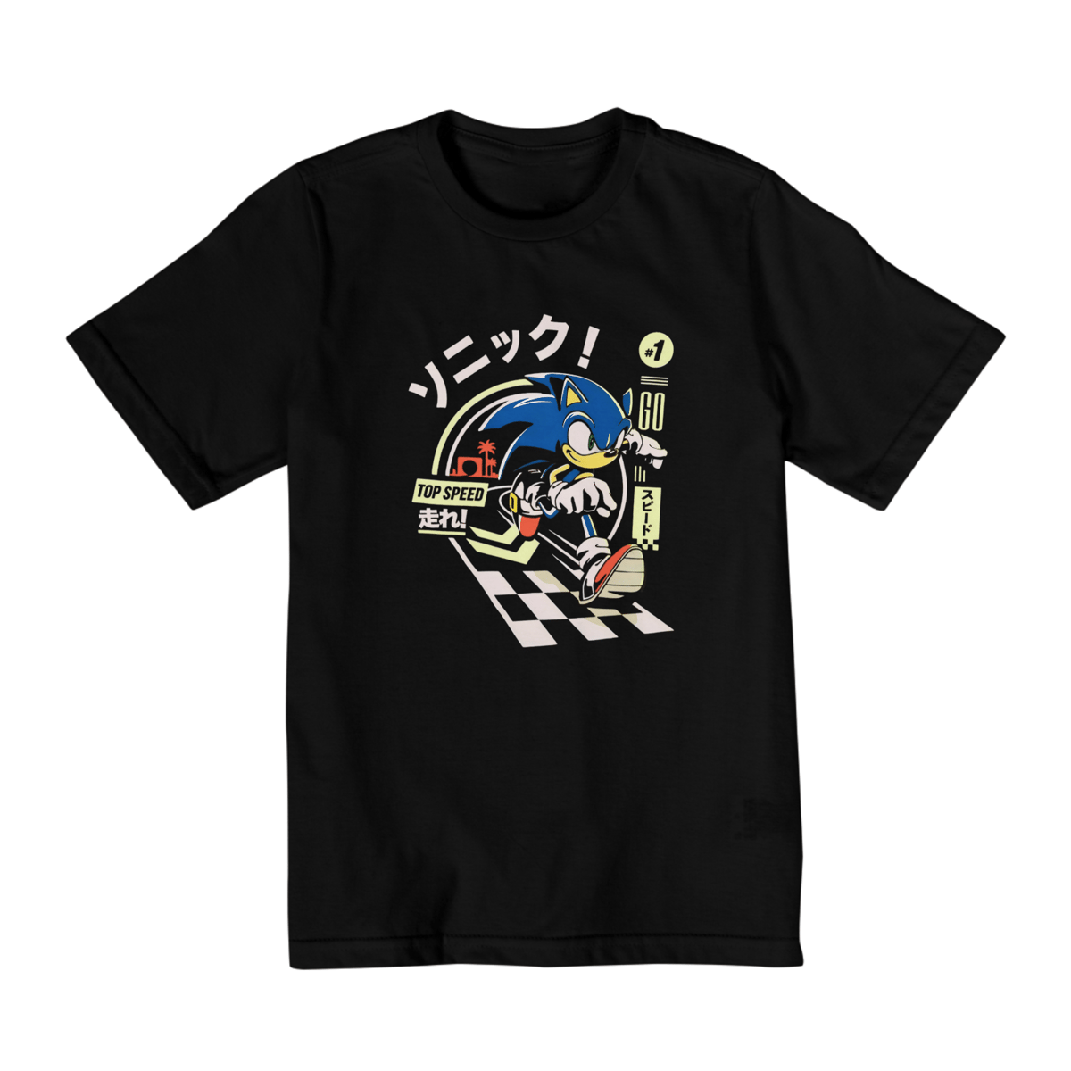 Nome do produto: Camiseta Infantil Sonic