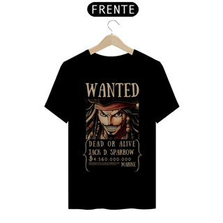 Nome do produto Camiseta One Piece/Jack Sparrow