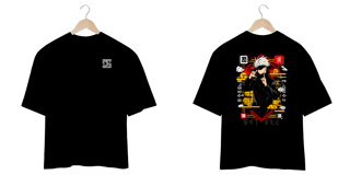 Camiseta Oversized Jujutsu Kaisen (Satoru)