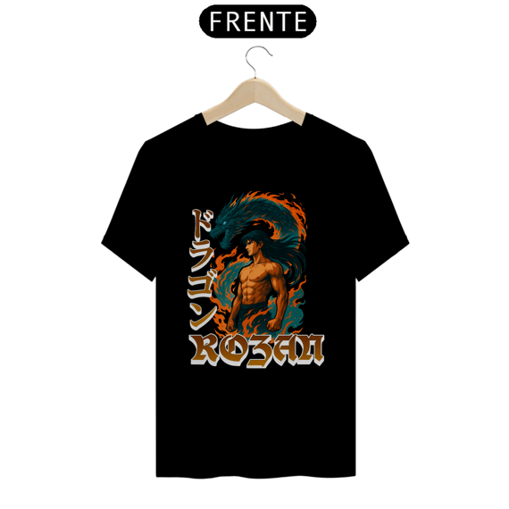 Camiseta Quality Cavaleiros do Zodíaco (dragão de Rozan)