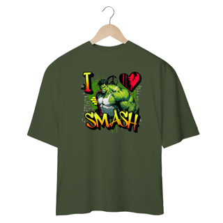 Nome do produto Camiseta Oversize I Love Smash