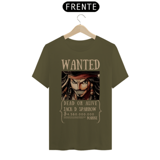 Nome do produto Camiseta One Piece/Jack Sparrow