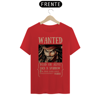 Nome do produto Camiseta One Piece/Jack Sparrow