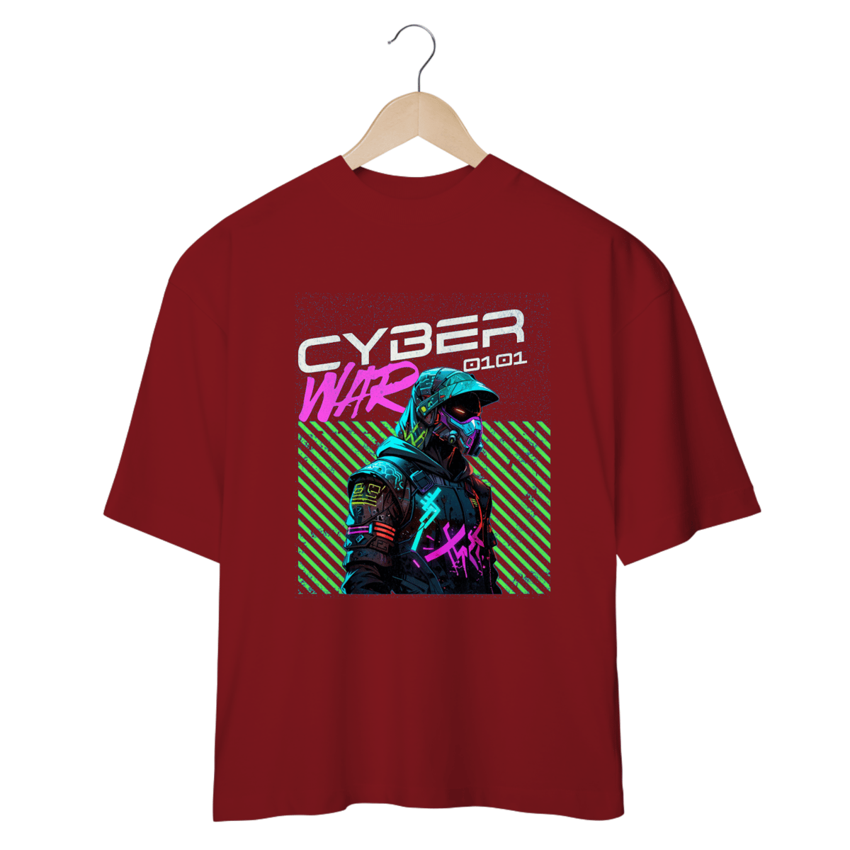 Nome do produto: Camiseta Oversized Cyber War