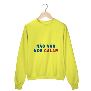 Nome do produto Moletom - Não vão nos calar