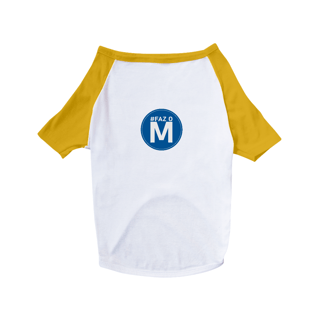 Nome do produto T-shirt Pet -  Faz o M