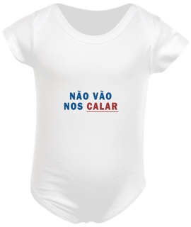 Nome do produto Body Infantil - Não vão nos calar
