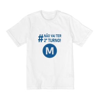 Nome do produto T-shirt Infantil (2 a 8 anos) - Não vai ter 2º turno