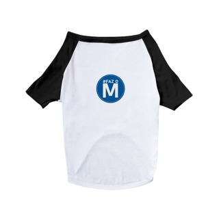Nome do produto T-shirt Pet -  Faz o M