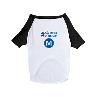 Nome do produto T-shirt Pet - Não vai ter 2º turno