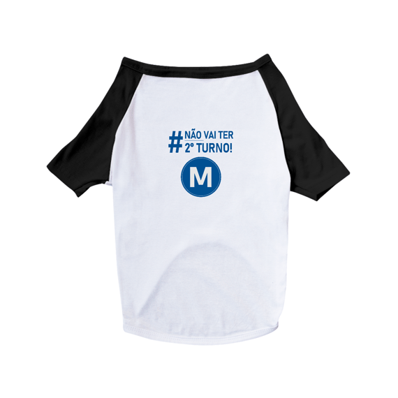 T-shirt Pet - Não vai ter 2º turno