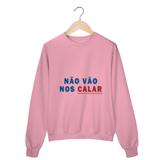 Nome do produto Moletom - Não vão nos calar