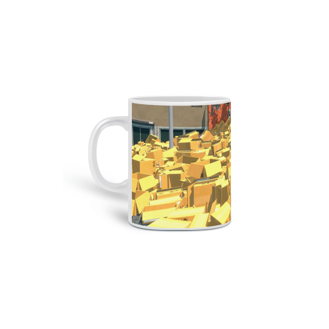 Nome do produto: Caneca “Superávit de Caixas” – A logística falhou com sucesso