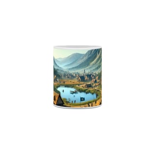 Nome do produto Caneca “Vista do Castelo” – A calmaria antes da próxima invasão (ou imposto medieval)
