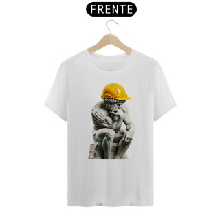 Nome do produto T-Shirt - Estátua Grega Capacete Engenharia