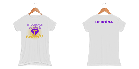 Camiseta Baby Long TooDance Fem Sport Dry UV