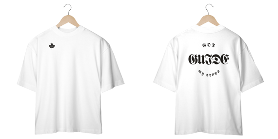 Camisa Streetwear Deus Guie meus Passos
