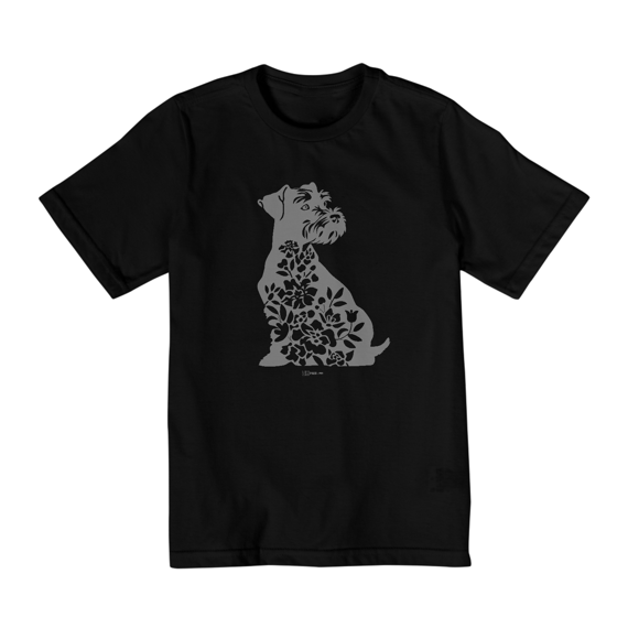 Camiseta Flores Infantil Unissex