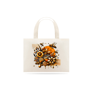 Nome do produto Ecobag - Abelhas, Flores e Mel