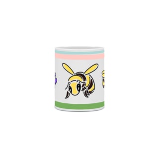 Nome do produto Caneca - Abelha e Flores