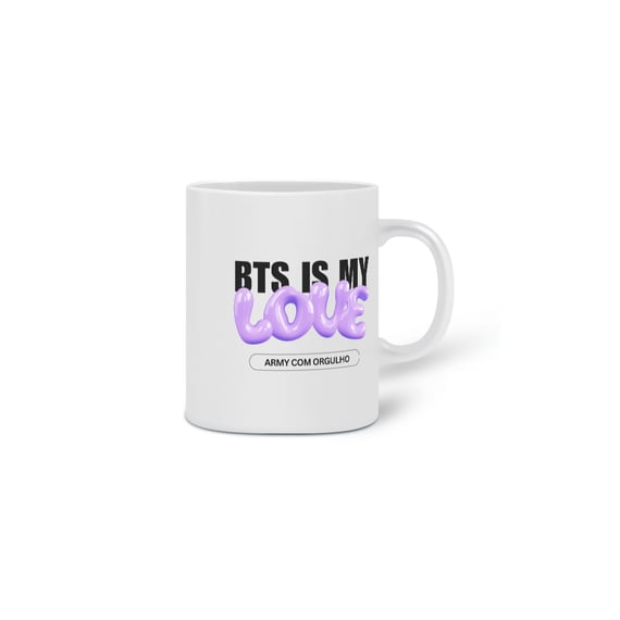Caneca- Bts: army com orgulho