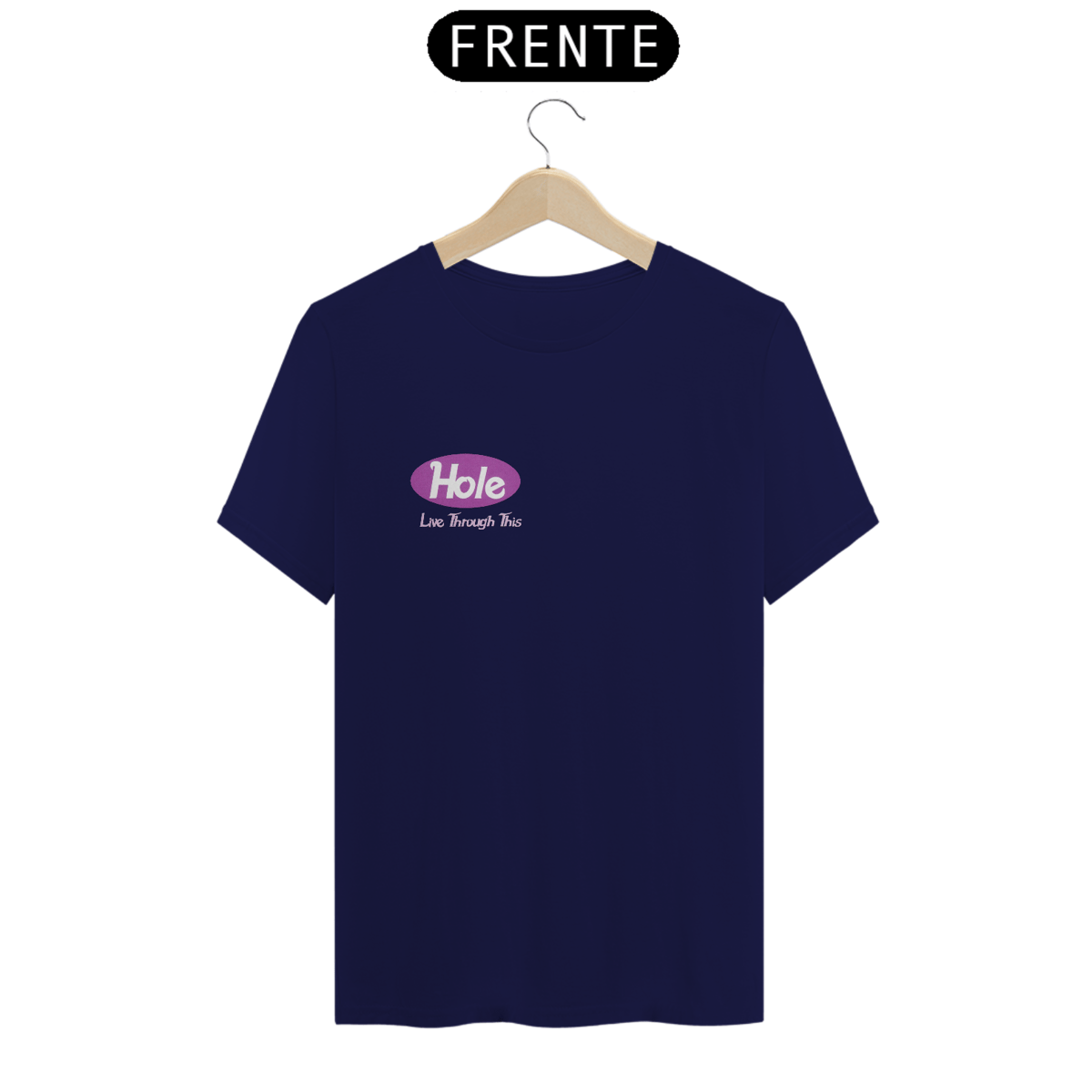 Nome do produto: Camiseta Hole - Live Through This Logo Pocket