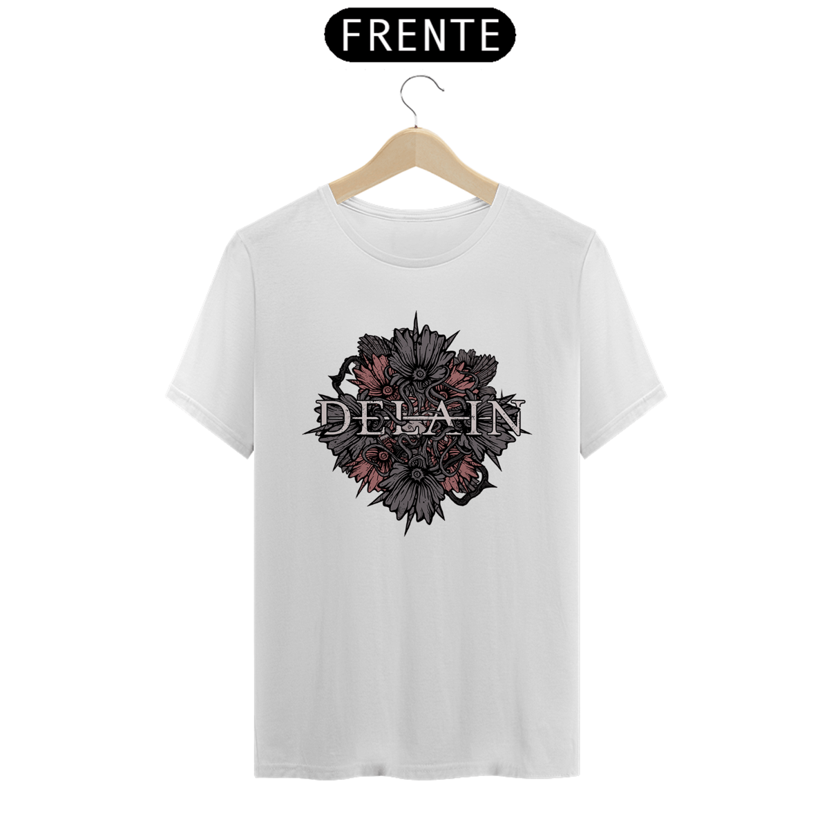 Nome do produto: Camiseta Delain - Flowers