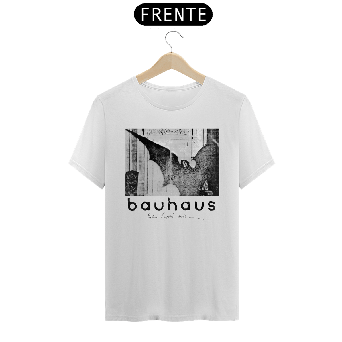 Nome do produto: Camiseta Bauhaus - Bela Lugosi\'s Dead (White)