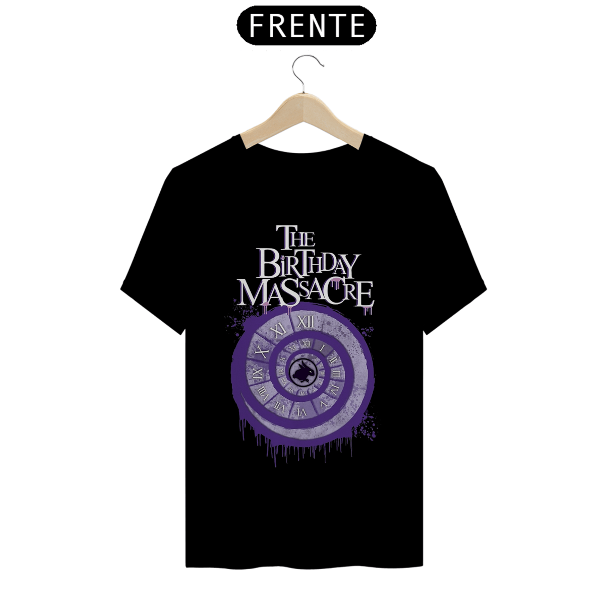 Nome do produto: Camiseta The Birthday Massacre - Spiral Clock