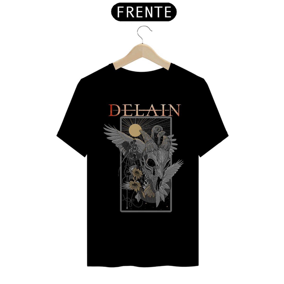 Nome do produto: Camiseta Delain -  Head