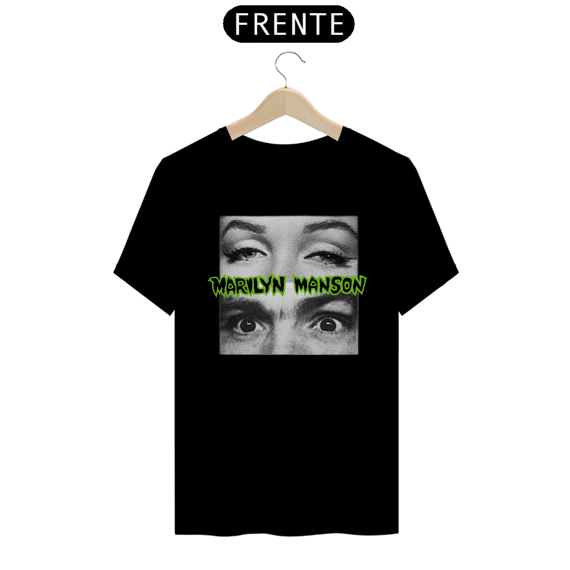 Camiseta Marilyn Manson - Marilyn Monrie/Charles Manson 