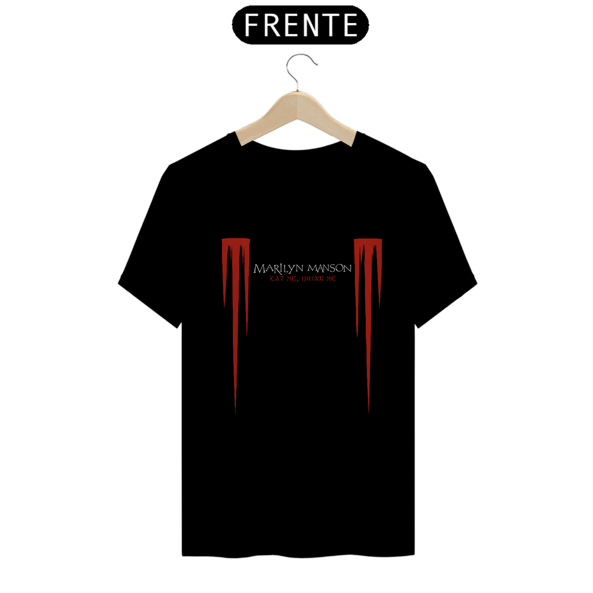 Nome do produto: Camiseta Marilyn Manson - Eat Me, Drink Me Logo