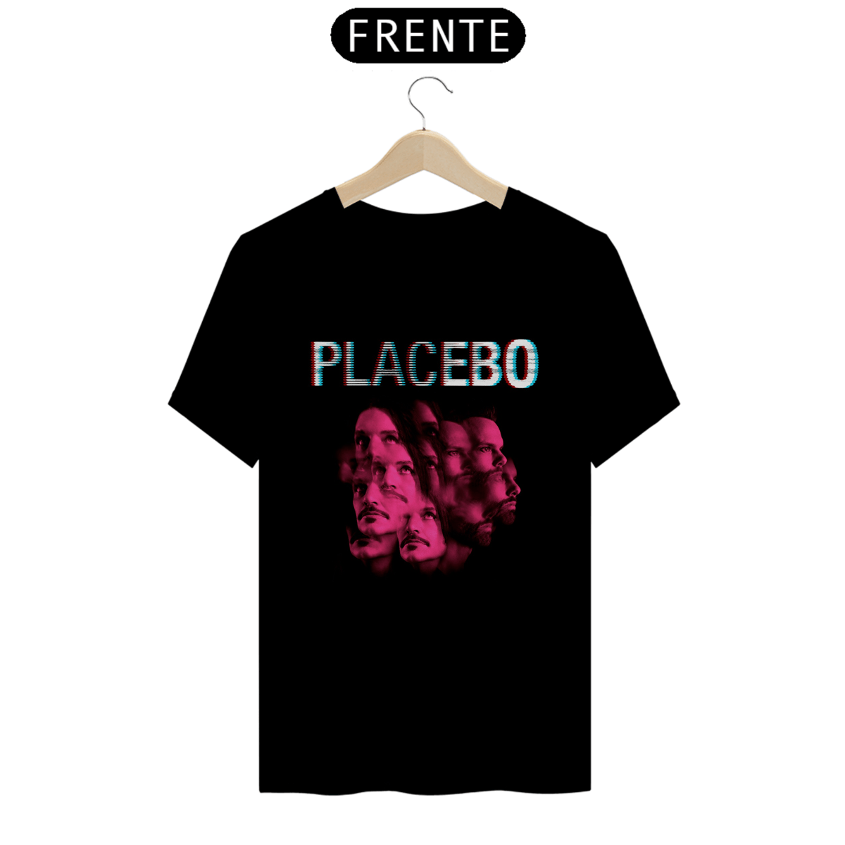 Nome do produto: Camiseta Placebo - Band Pink