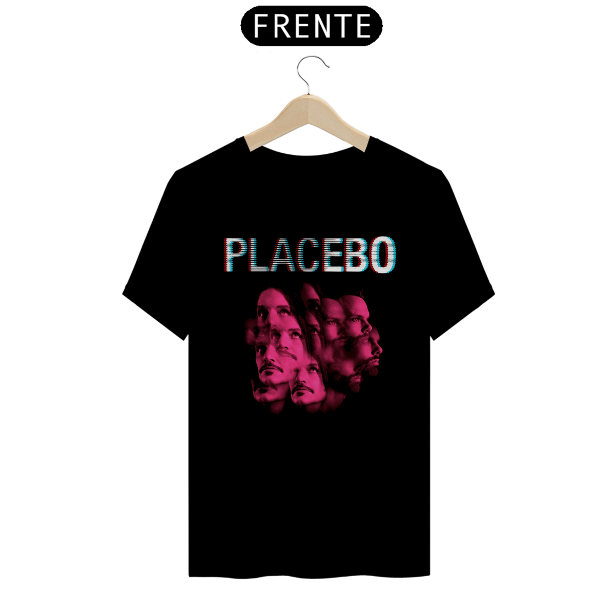 Nome do produto: Camiseta Placebo - Band Pink