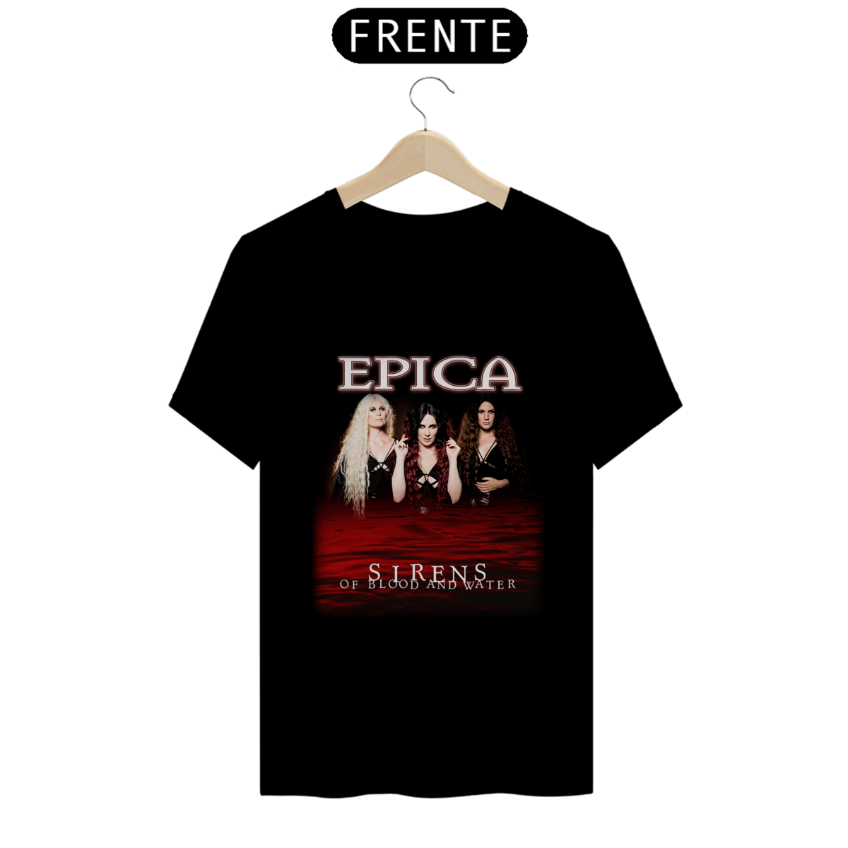 Nome do produto: Camiseta Epica - Sirens of Blood And Water