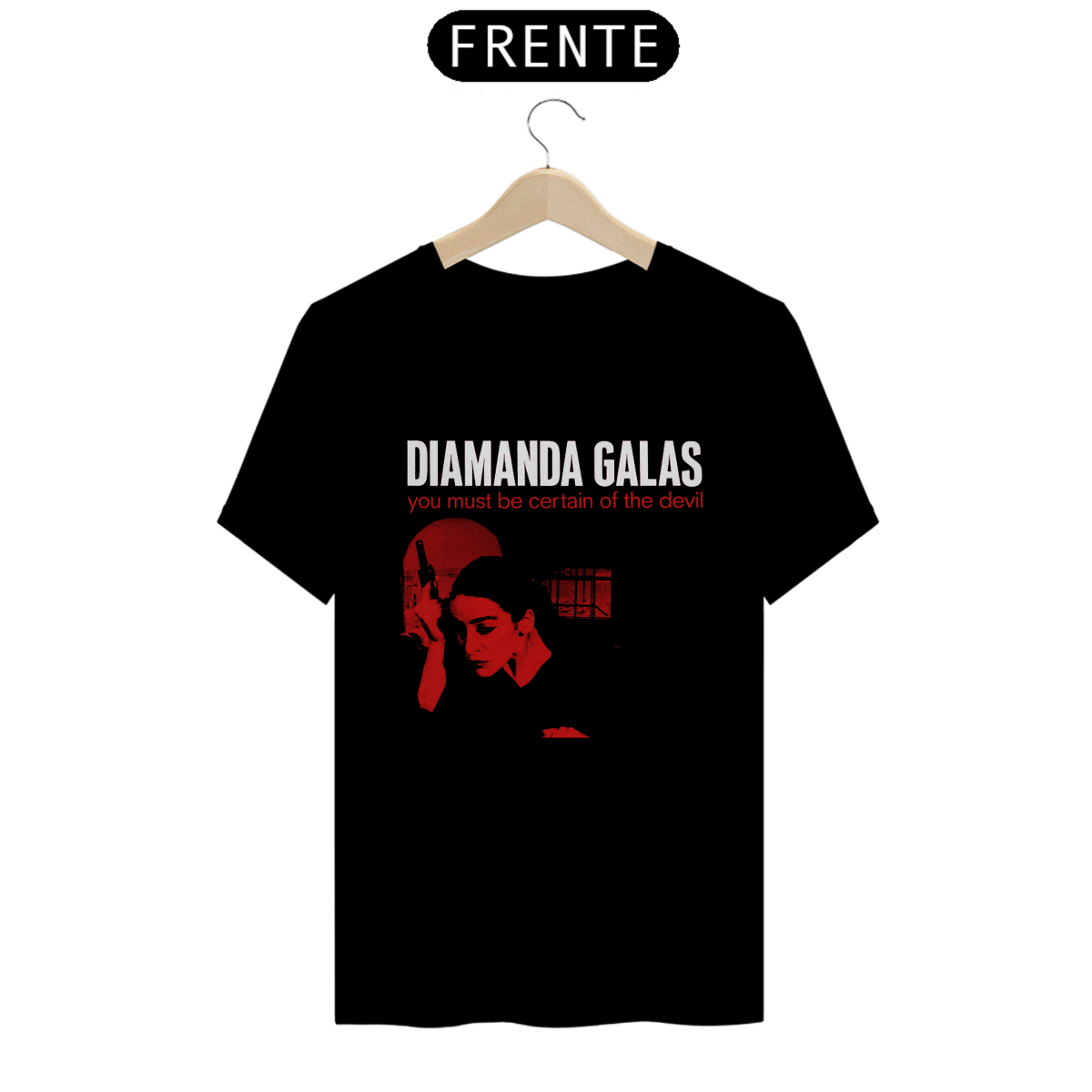 Nome do produto: Camiseta Diamanda Galás - You Must Be Certain of The Devil