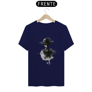 Nome do produto Camiseta Do Luffy Em Preto E Branco