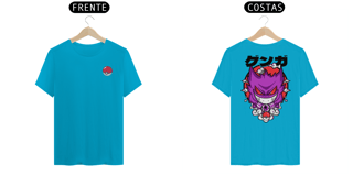 Nome do produto Camiseta Gengar  Pokemon  - Com Pokebola Vetor No Peito