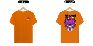Nome do produto Camiseta Gengar  Pokemon  - Com Pokebola Vetor No Peito
