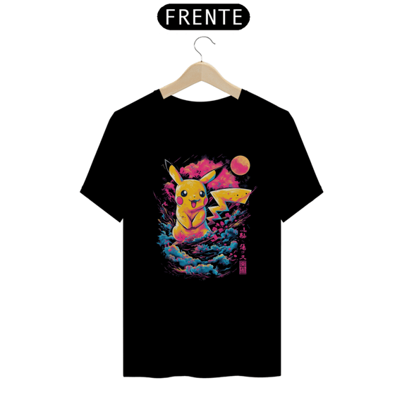 Camiseta Pikachu Pokemón  Unissex 