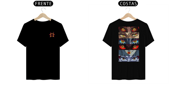Camiseta Com  Os Olhos Dos Luas Superiores