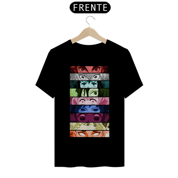 Camiseta - Demon Slayer Olhos Dos Hashiras